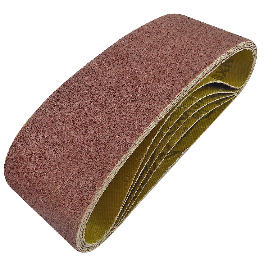 65mm x 410mm Sanding Belt 80 Grit Pack of 5